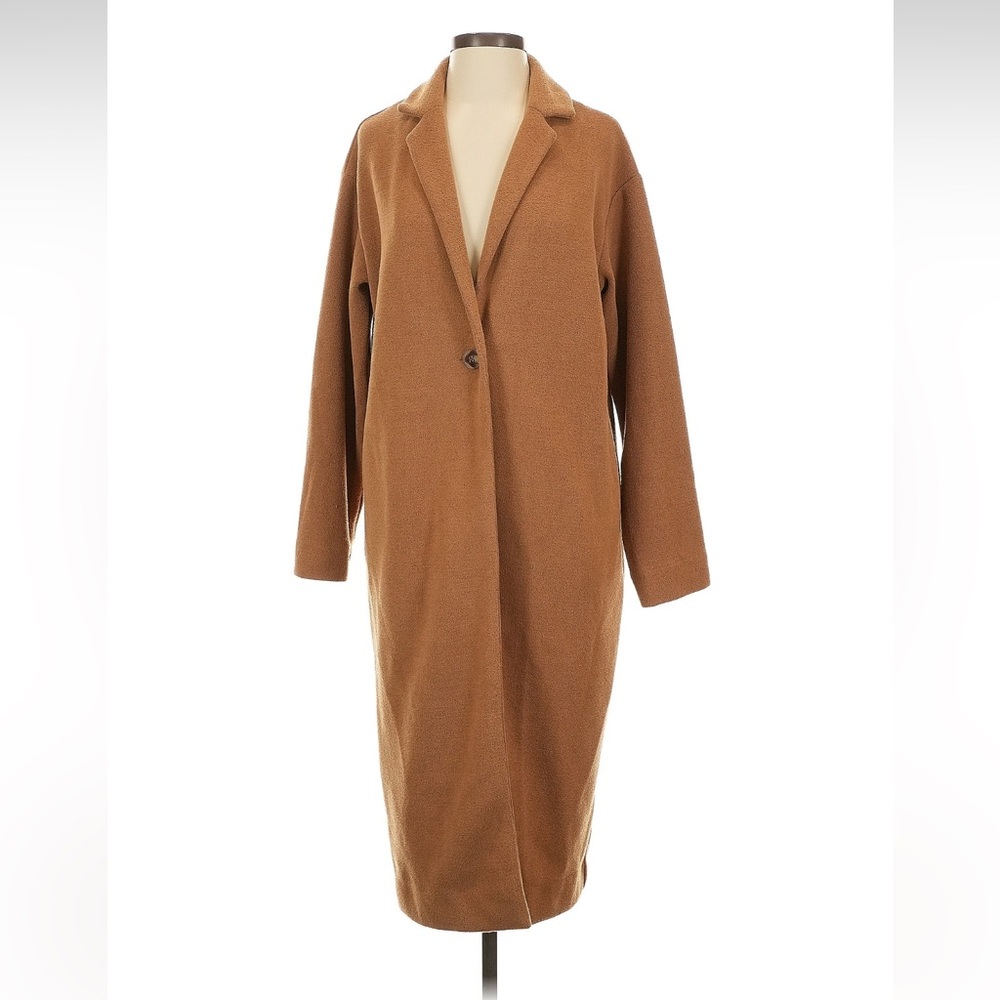 Z Supply Mason Knit Camel Coat